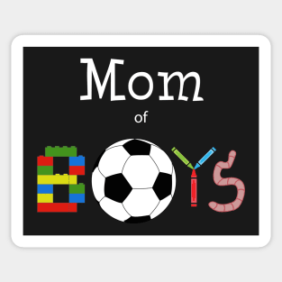 Mom of Boys Sticker